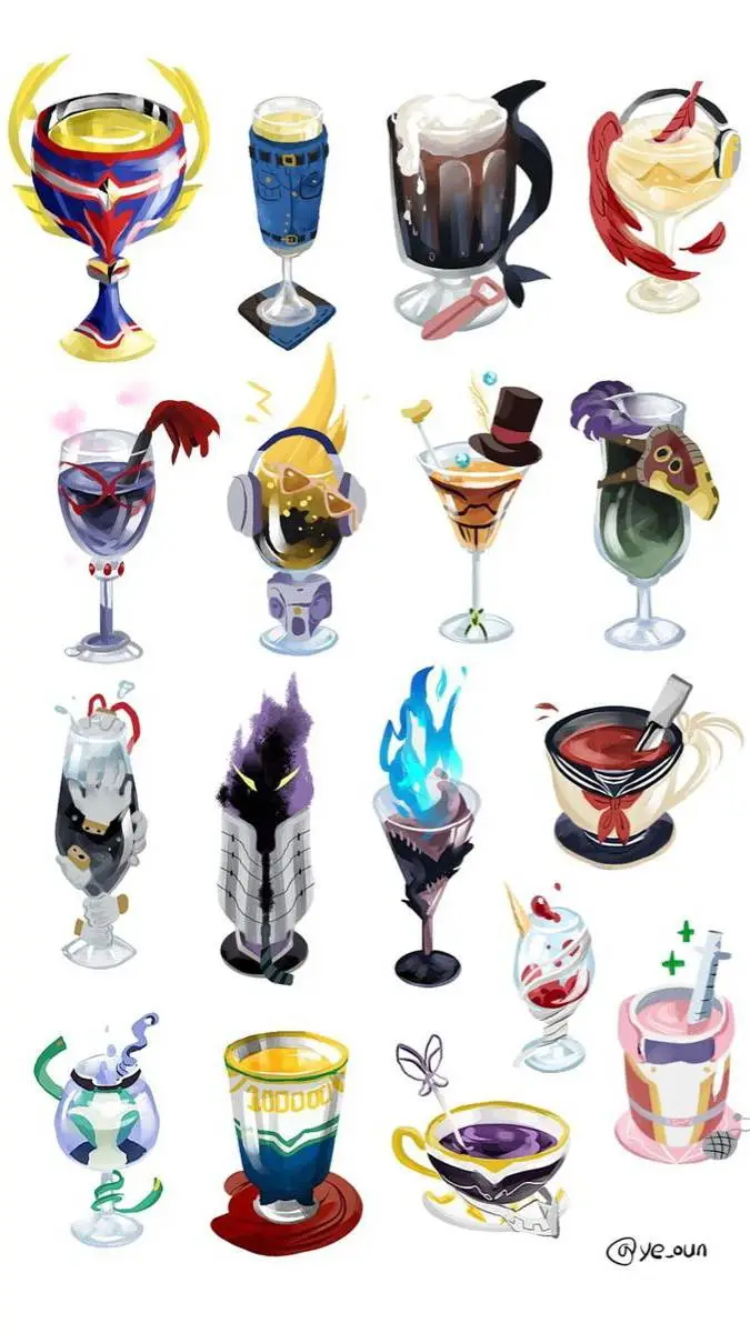 ai character: internet MHA background