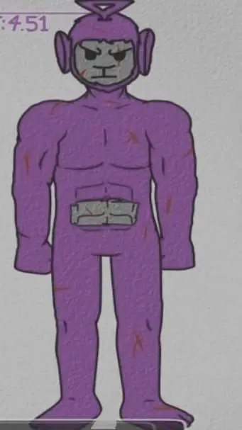 ai character: neo tinky tank  background