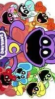 ai character: Smiling critters background