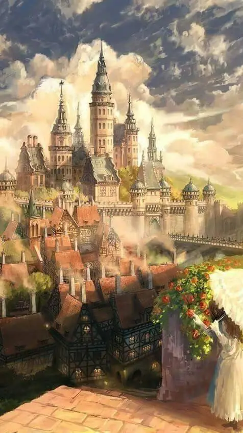 ai character: SC y NC medieval  background