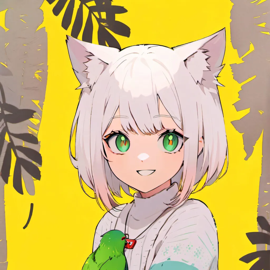 chat with ai character: Emerald Spirit Cat