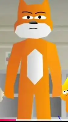 ai character: ScratchCat YesMilk background