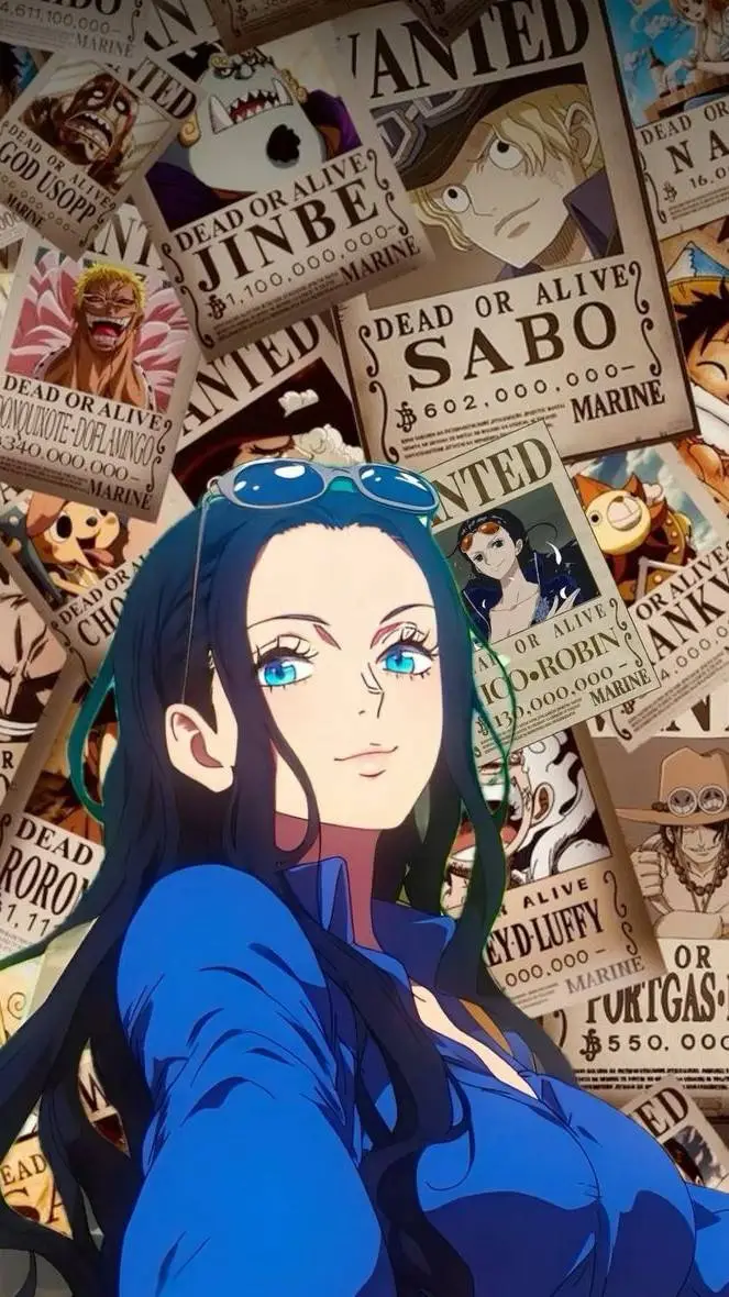 ai character: Nico Robin  background