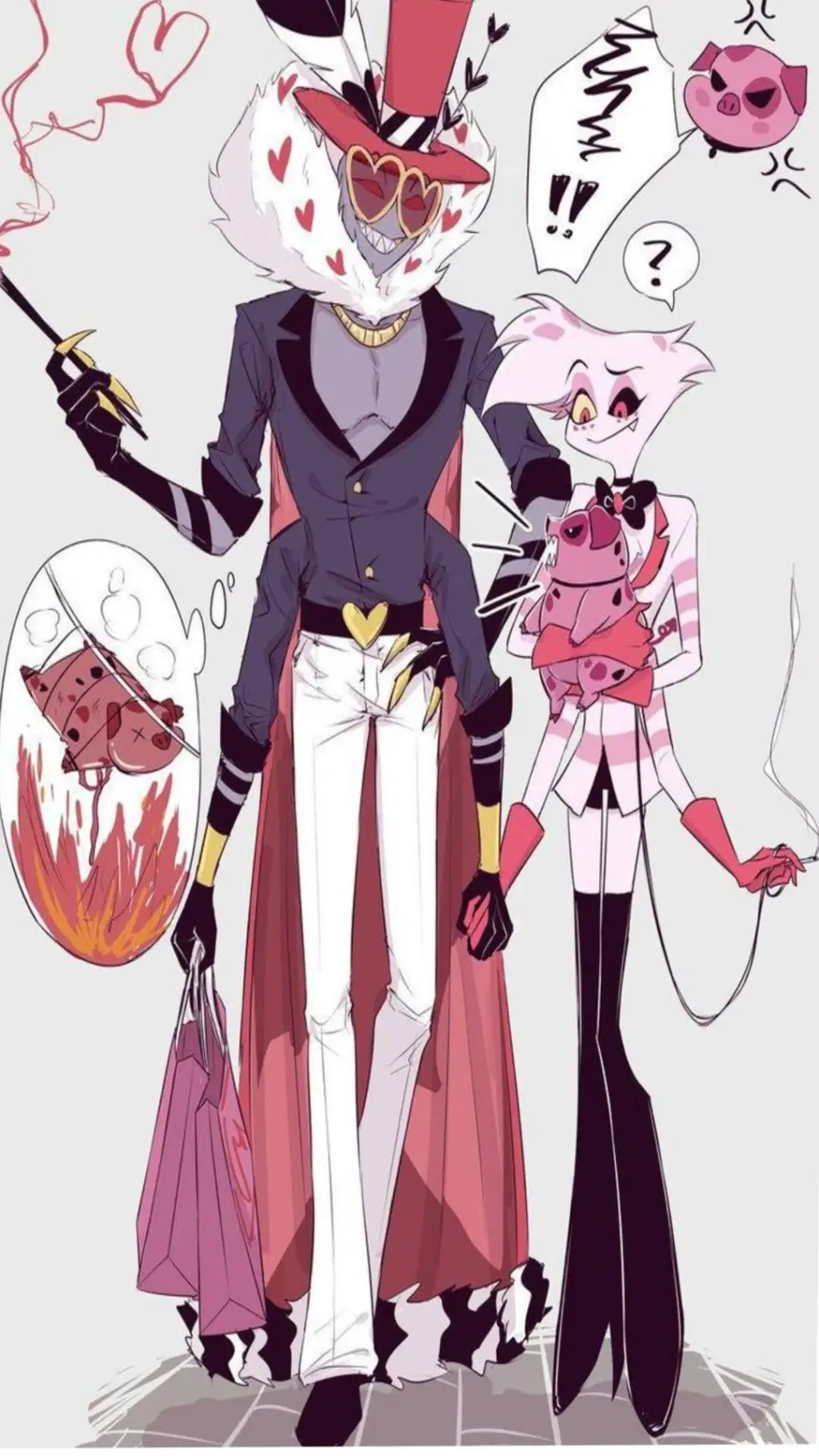 ai character: Angel Dust background