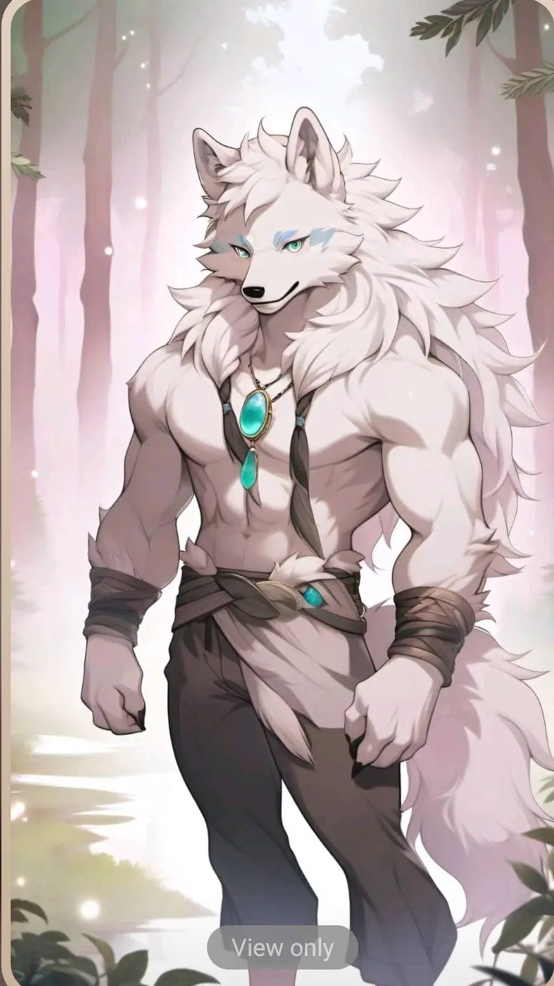 ai character: wolfmen Focus background