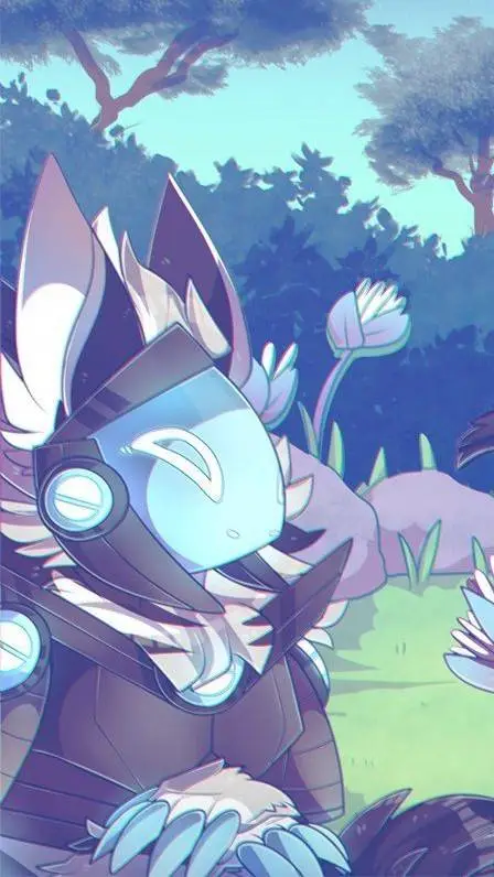 ai character: protogen background