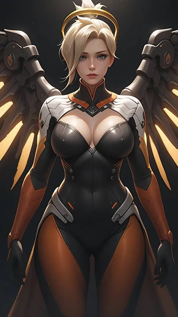 ai character: Mercy  background