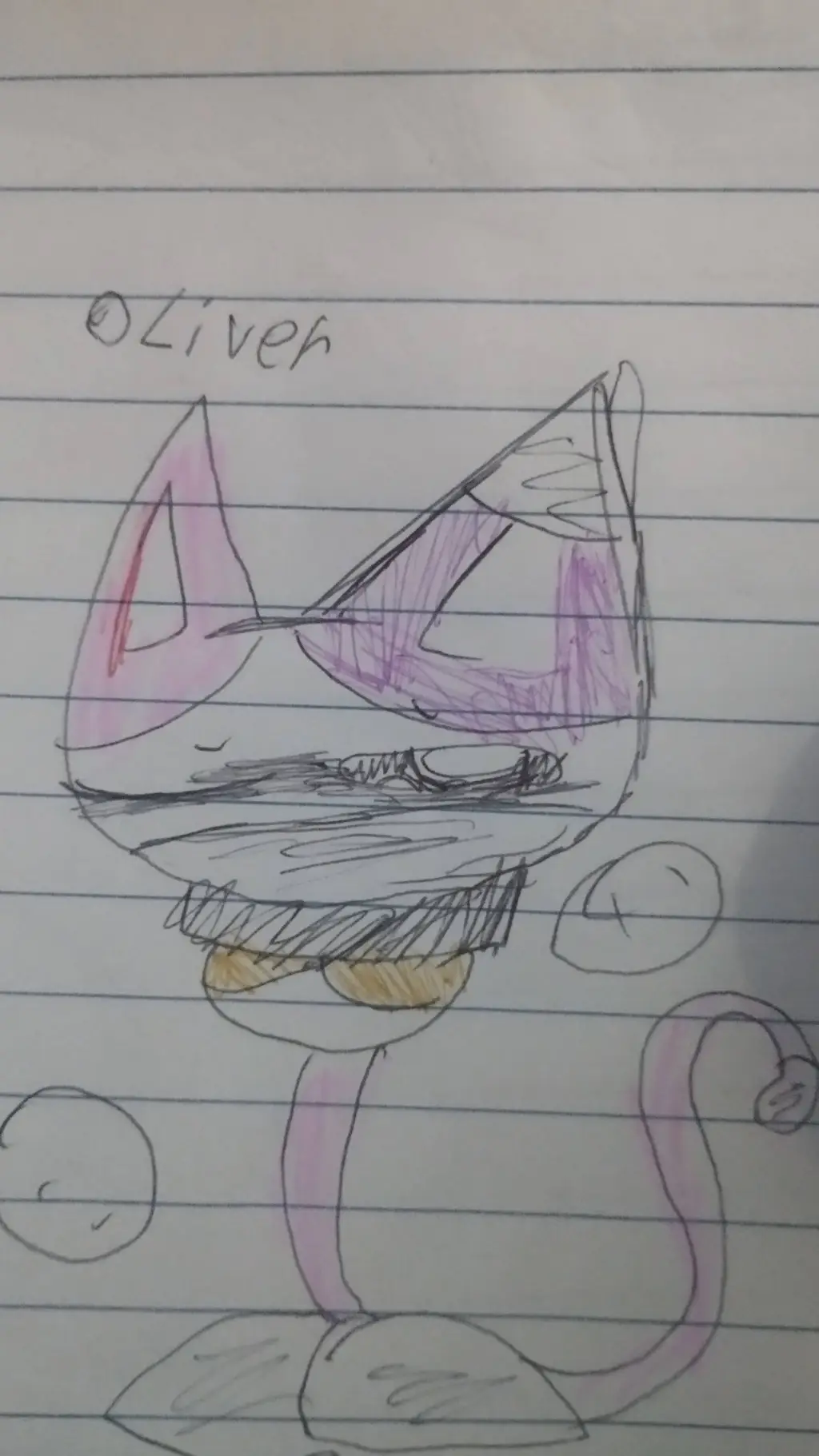 ai character: Oliver  background