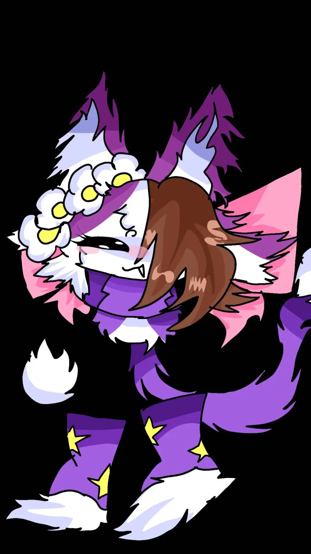 ai character: Starry background