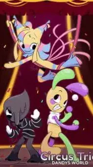 ai character: Circus trio (DW) background