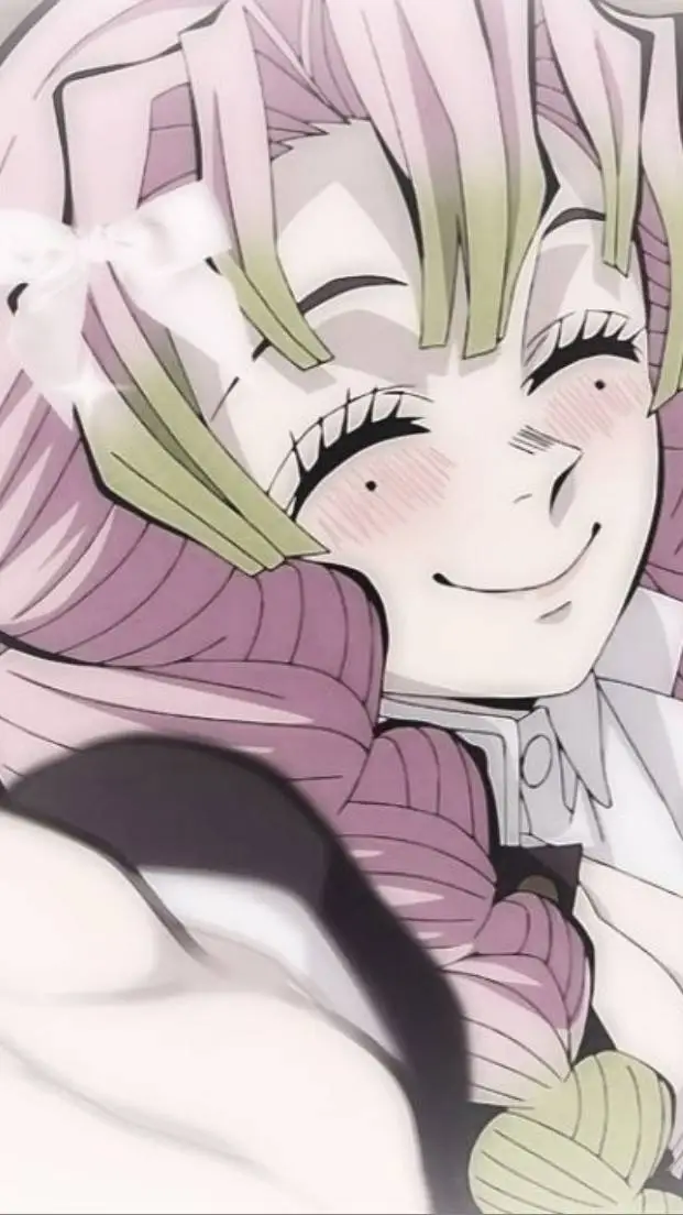 ai character: mitsuri kanroji  background