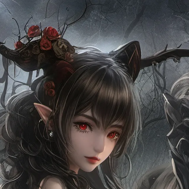 chat with ai character: girl demon