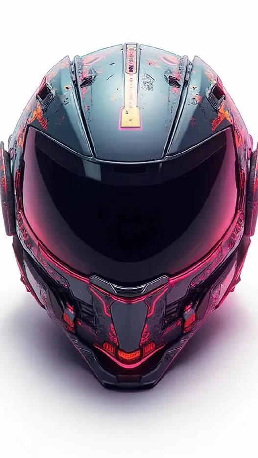 ai character: the helmet  background