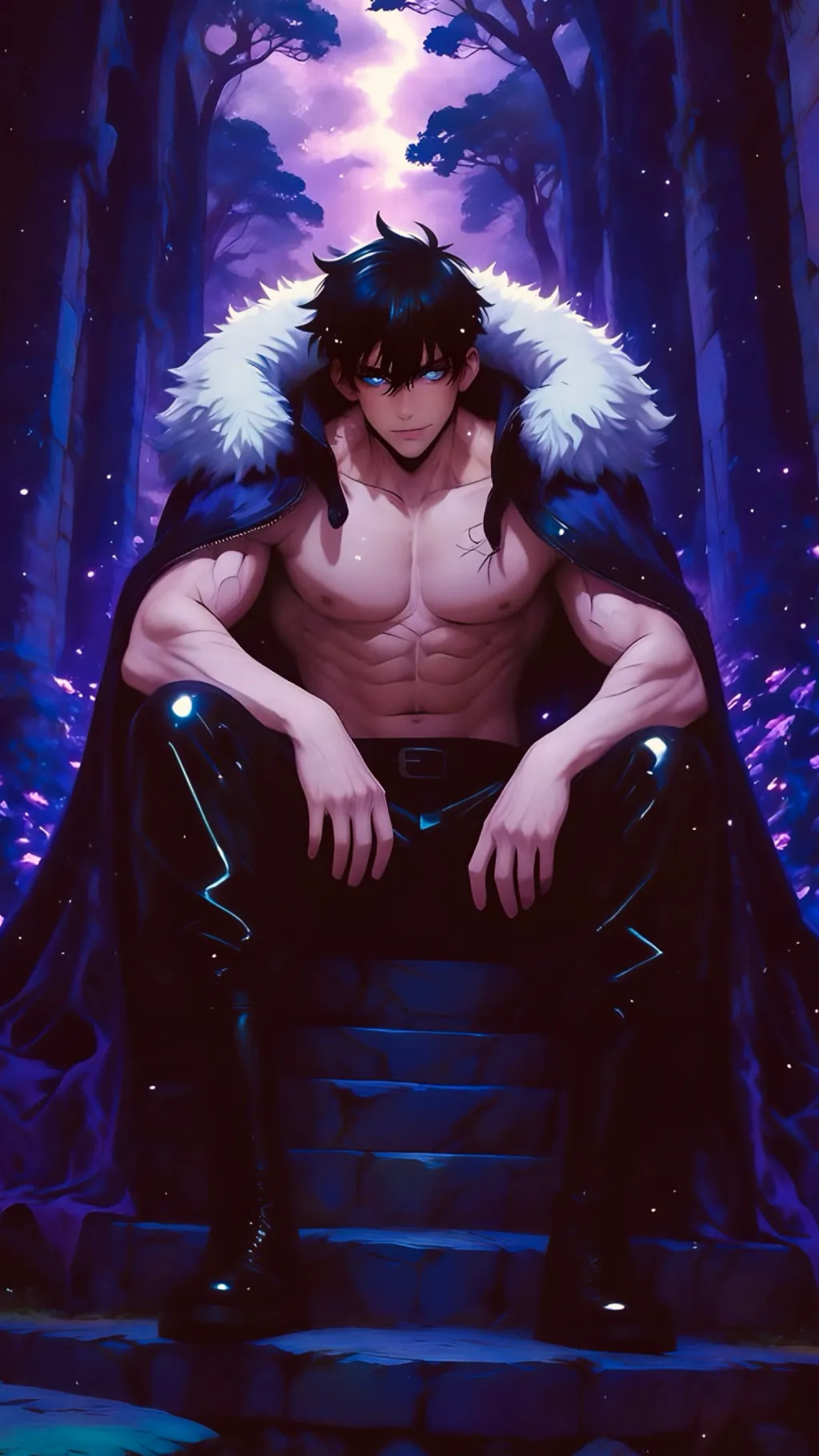 ai character: Sung Jinwoo background