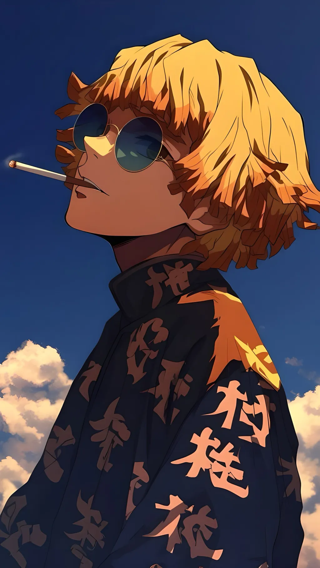 ai character: Agatsuma Zenitsu background
