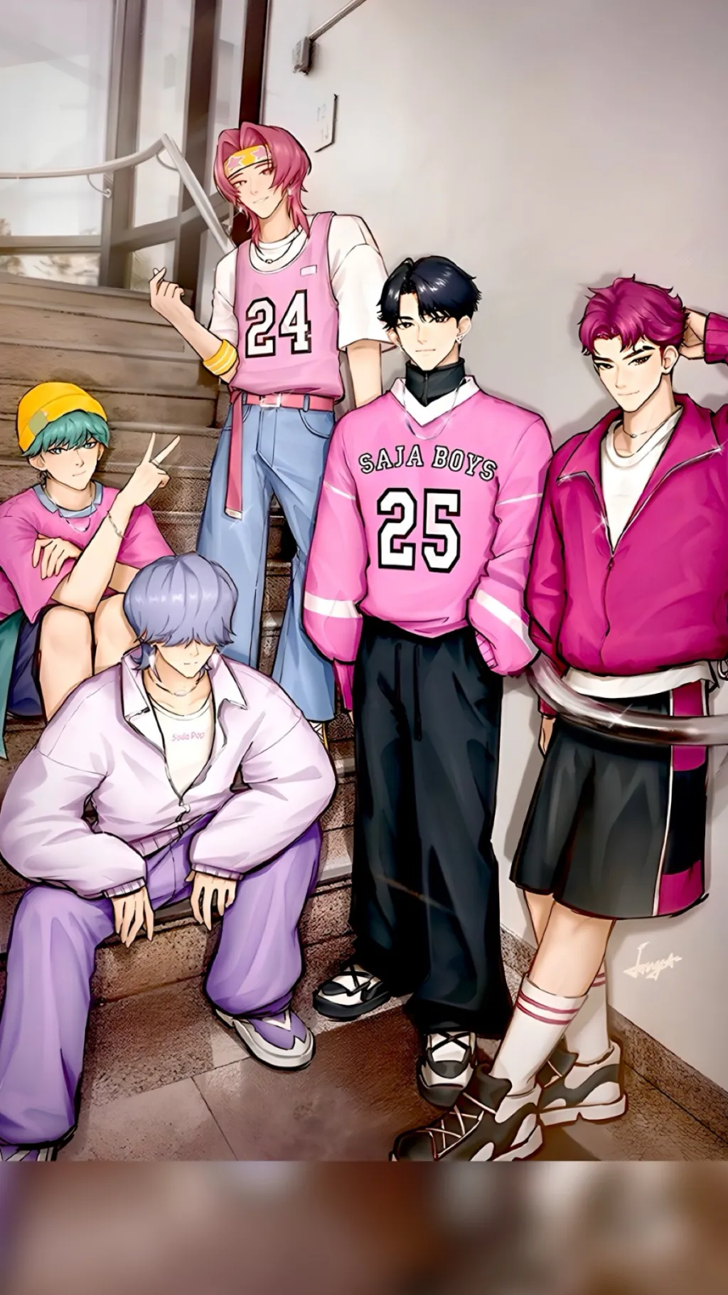 ai character: Saja Boys background