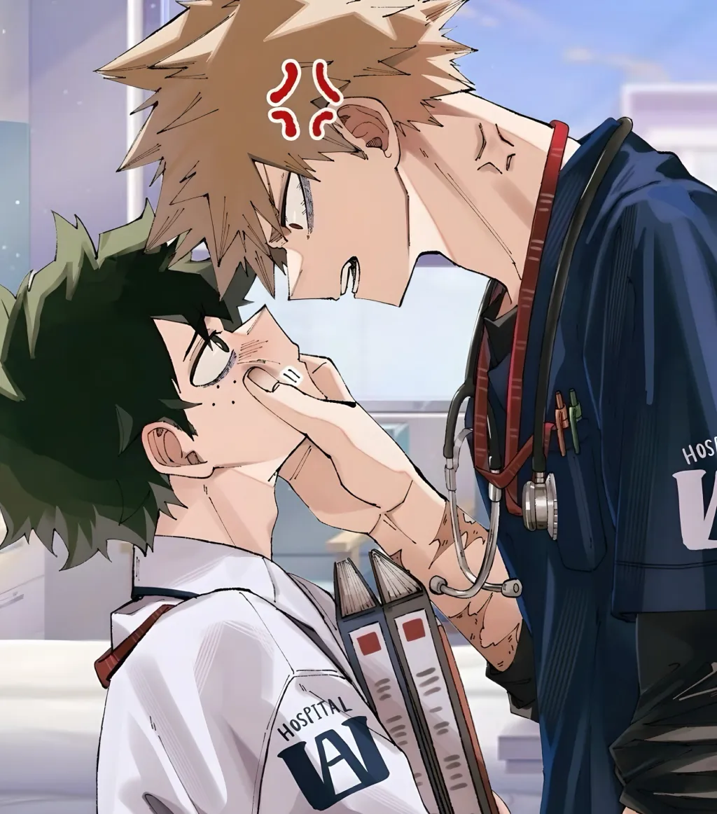 chat with ai character: Bakugo x Deku 