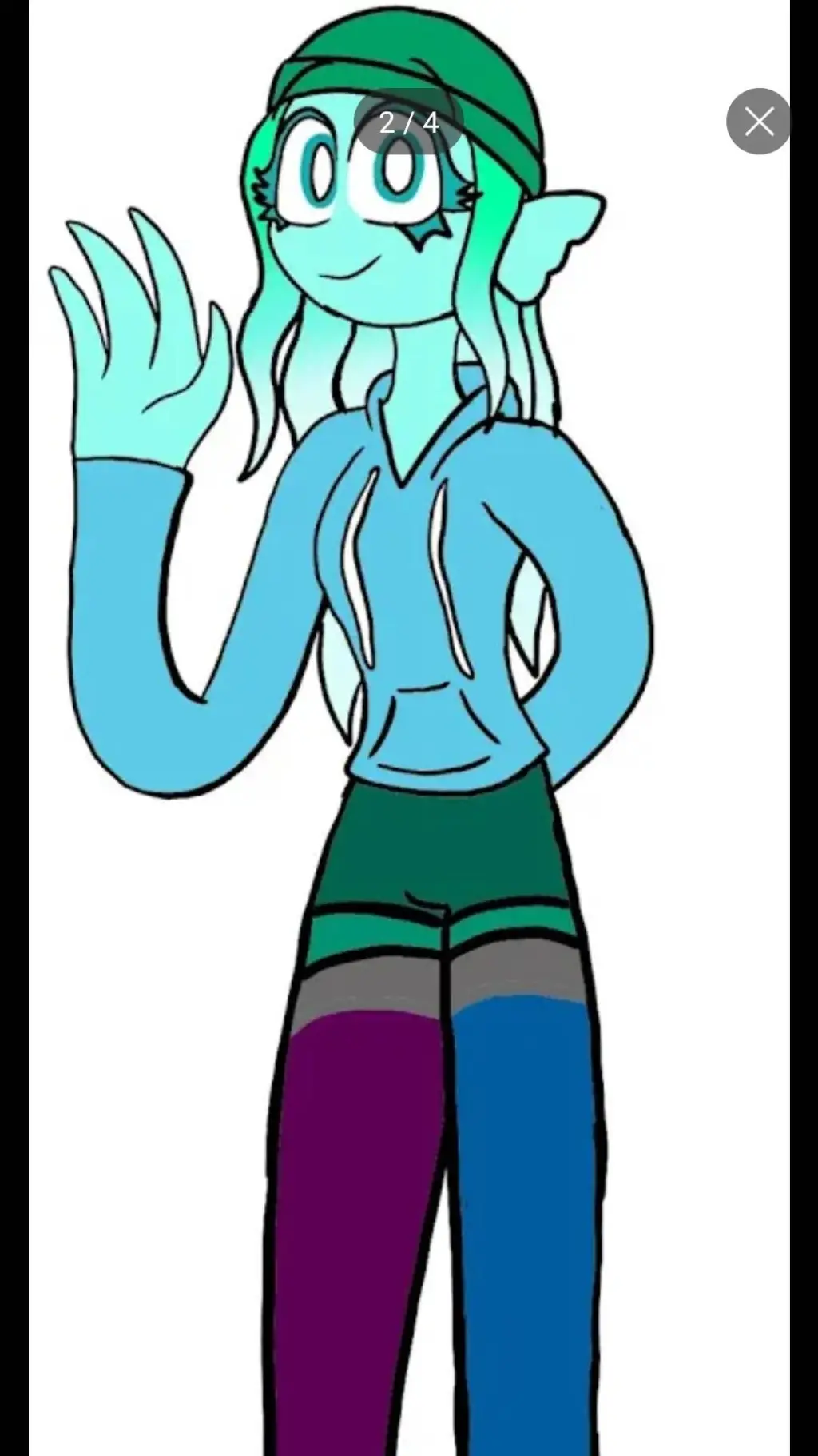 ai character: Ramona hafgufa  background