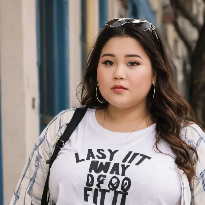 chat with ai character: fat girl