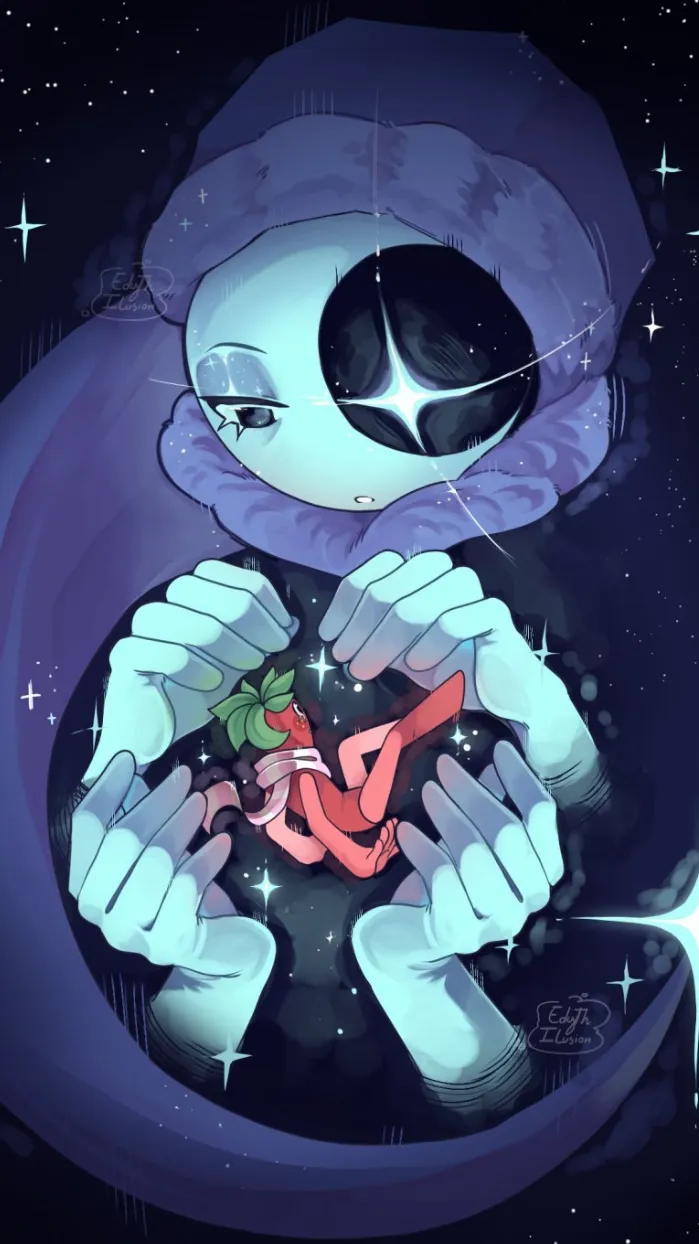 ai character: MoonBerry<3 background