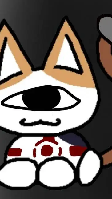 ai character: Catto boi eyx background