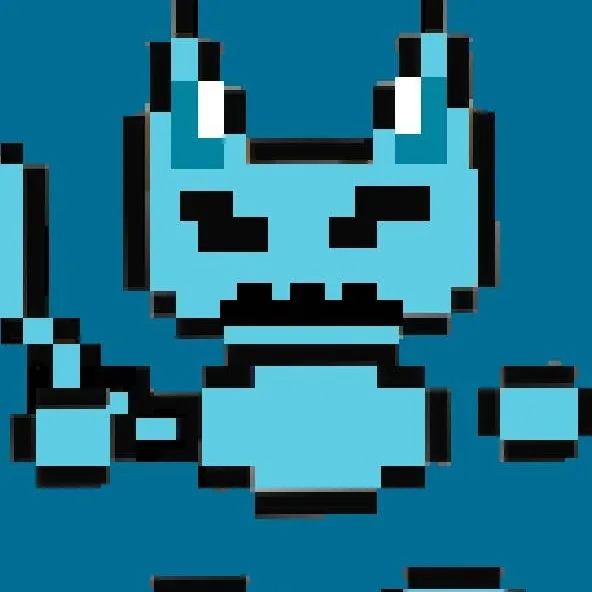 chat with ai character: cyan boi