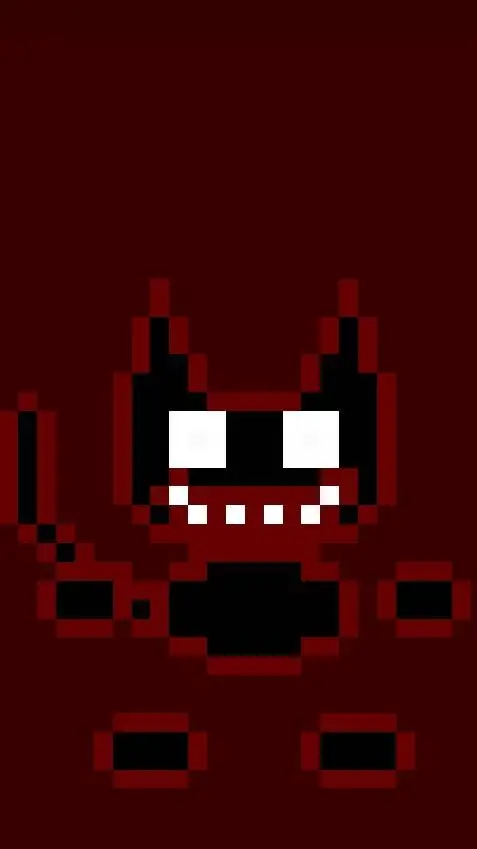 ai character: black red 6666 boi background
