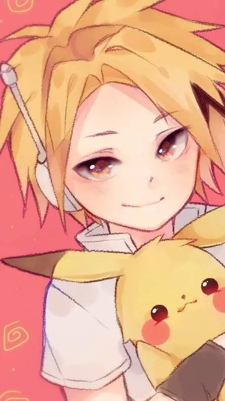 ai character: denki kaminari background