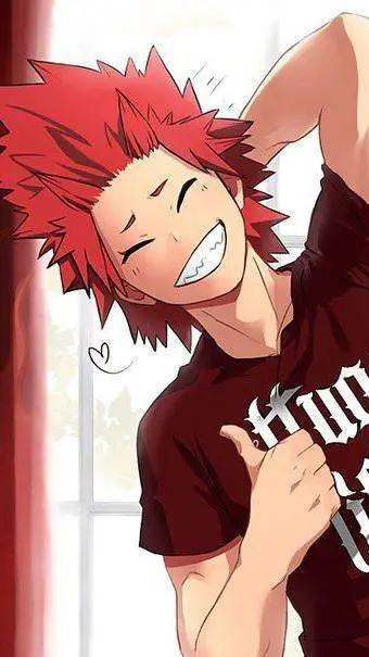 ai character: Ejirou kirishima✋️ background