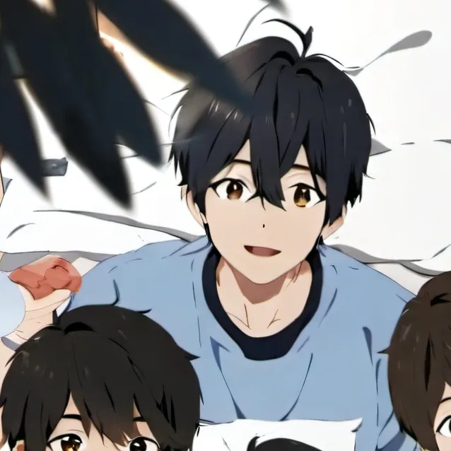 chat with ai character: boys sleepover