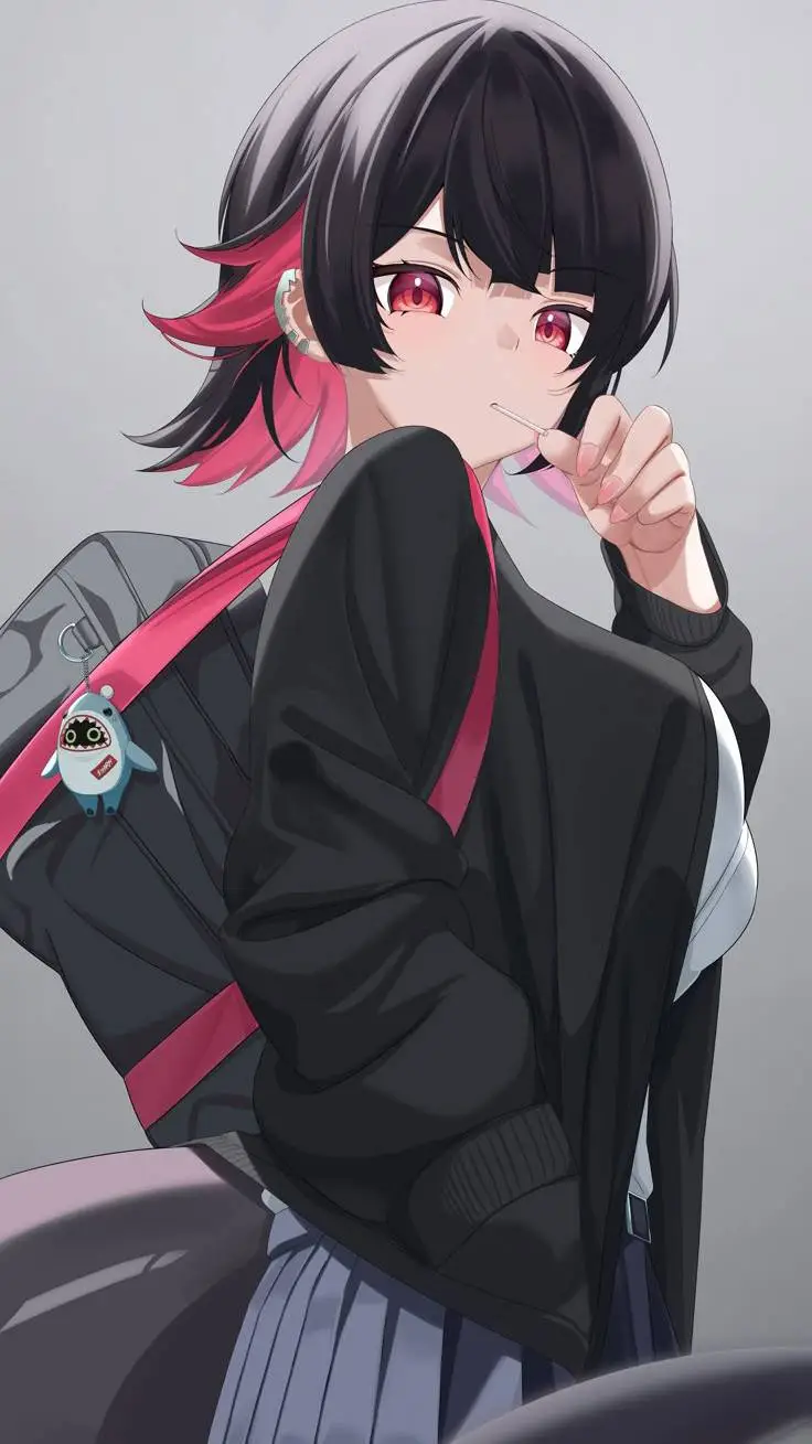 ai character: ellen Joe  background