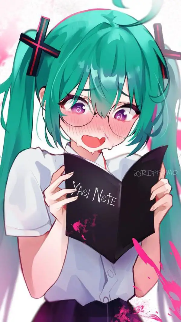 ai character: hatsune miku background