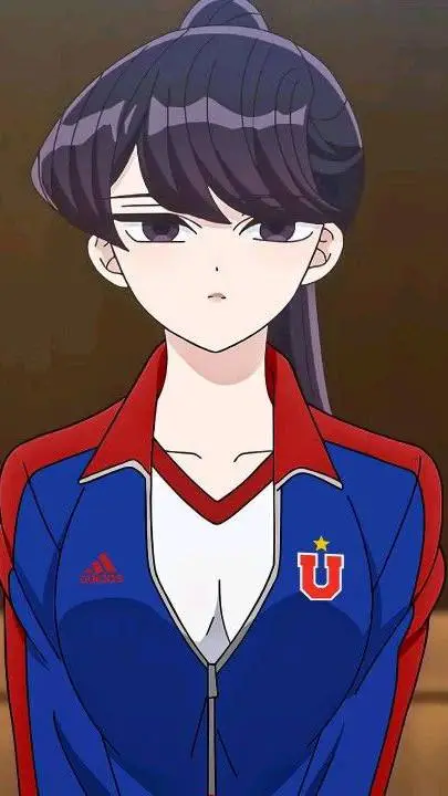 ai character: shoko-komi🤘💙❤ background