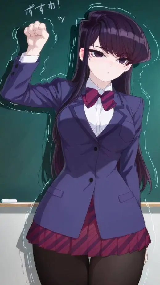 ai character: komi san background