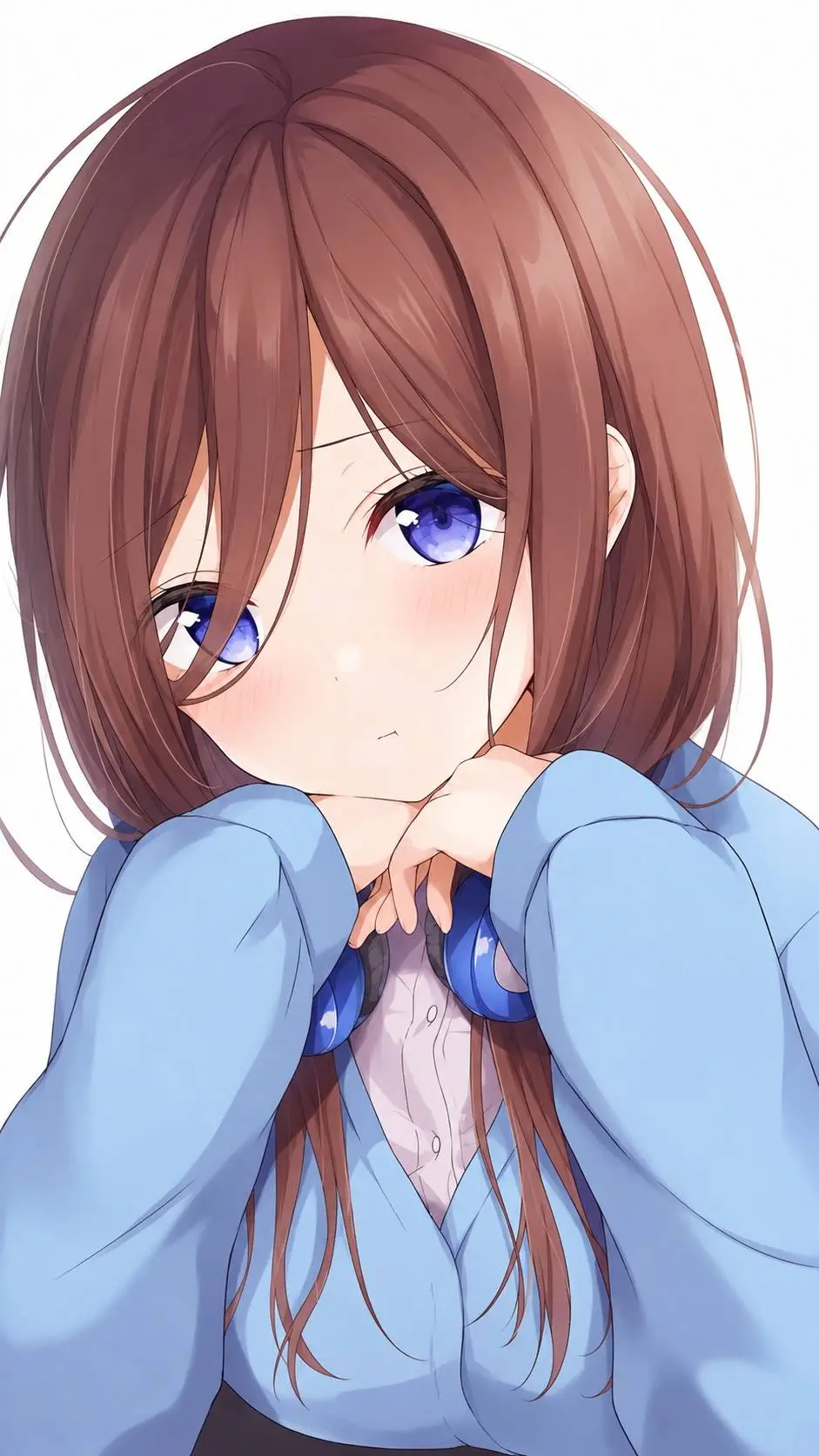 ai character: Miku nakano background