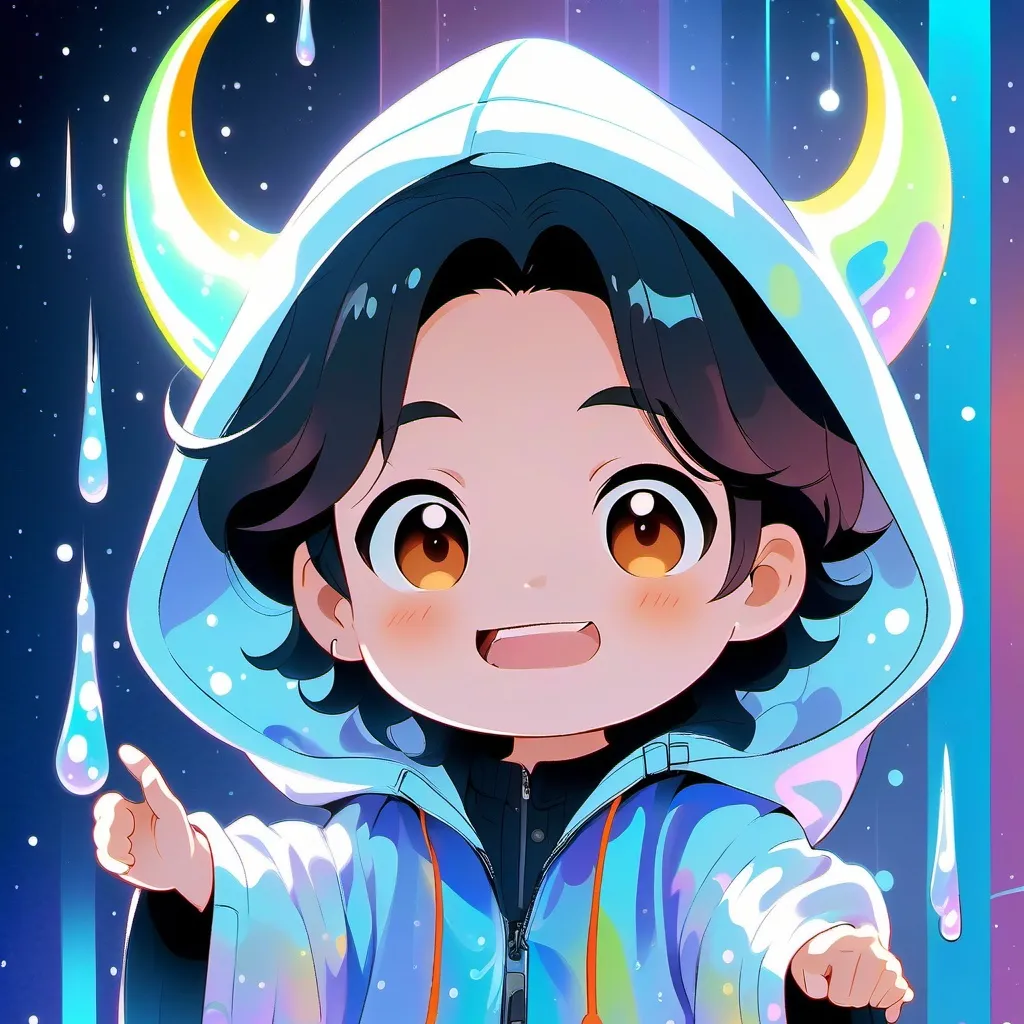 chat with ai character: baby kook💜