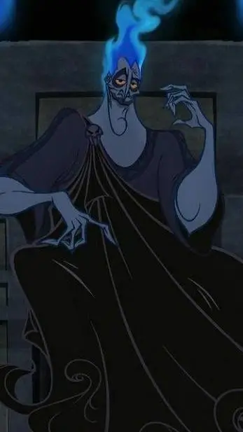 ai character: Hades  background