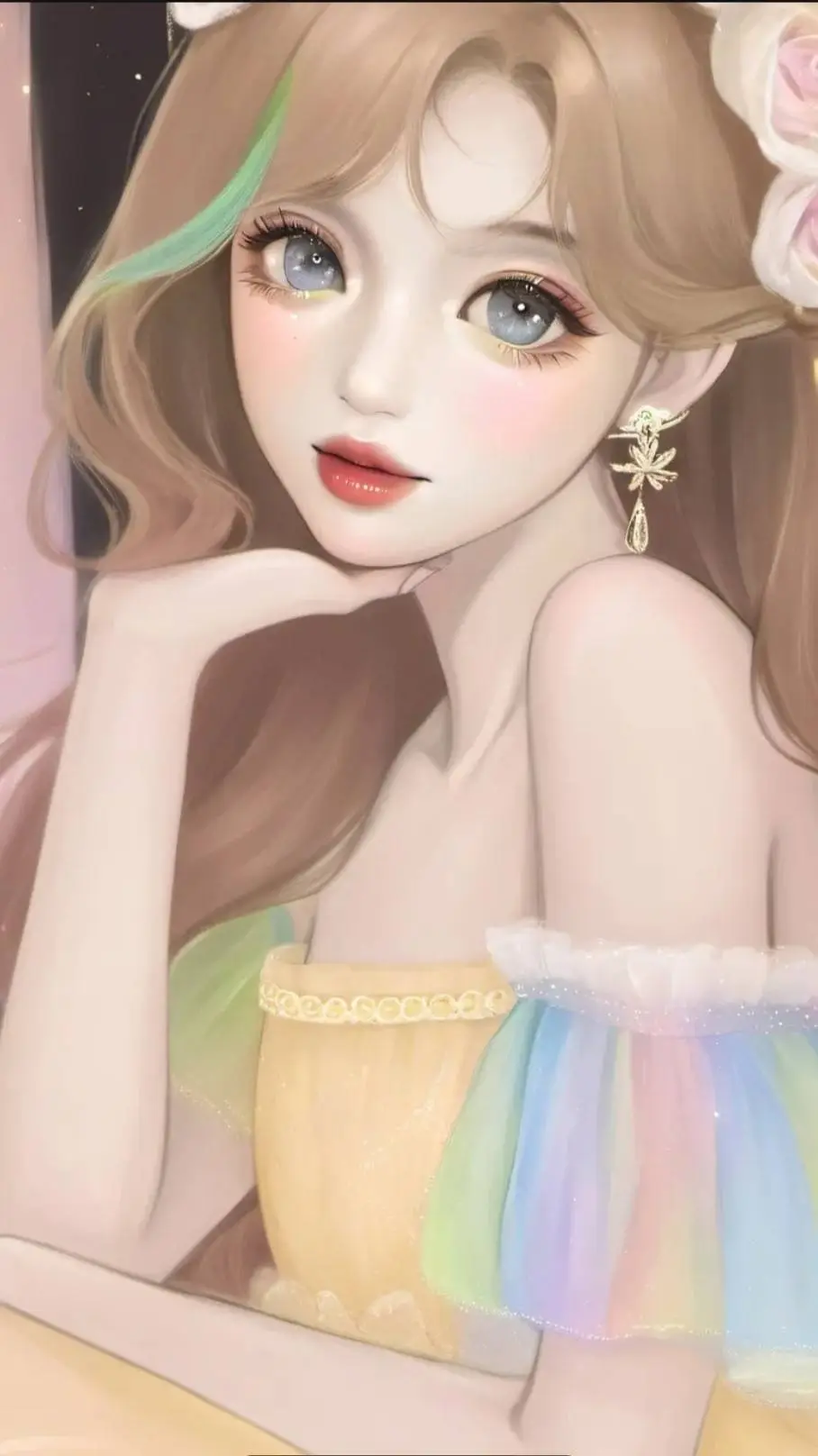 ai character: ~💗Amelia💗~ background