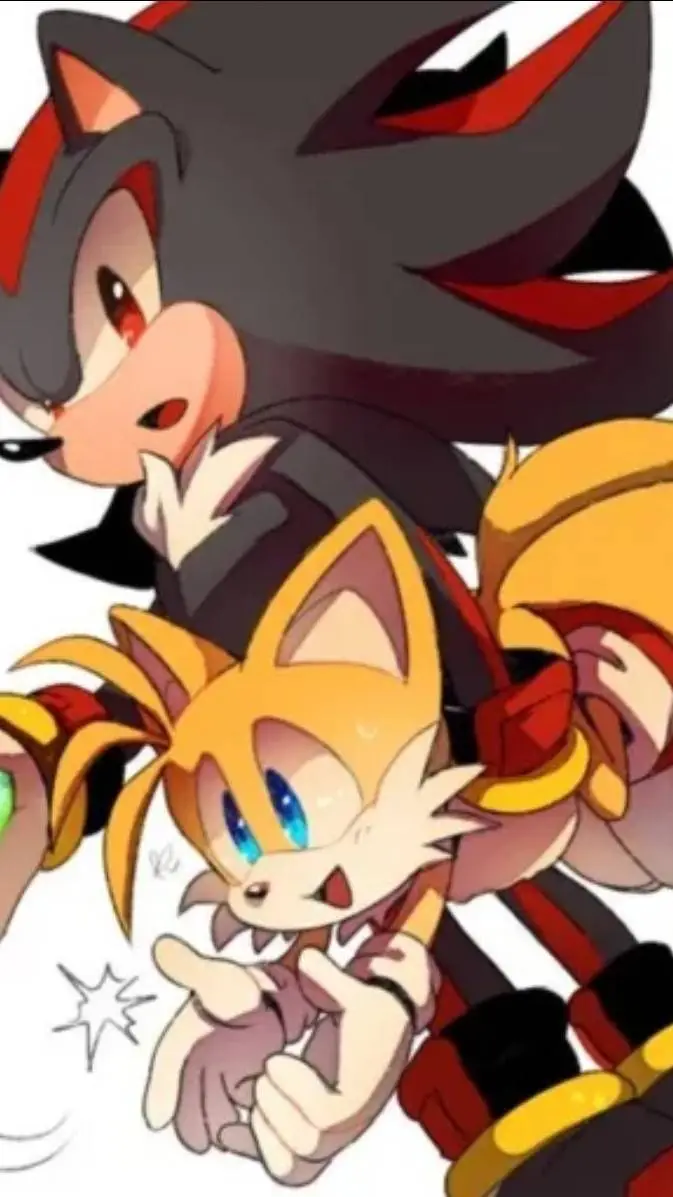 ai character: Shadow and Tails!  background