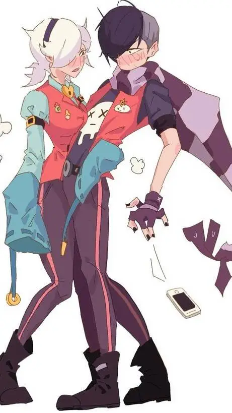 ai character: Edgar y colette background