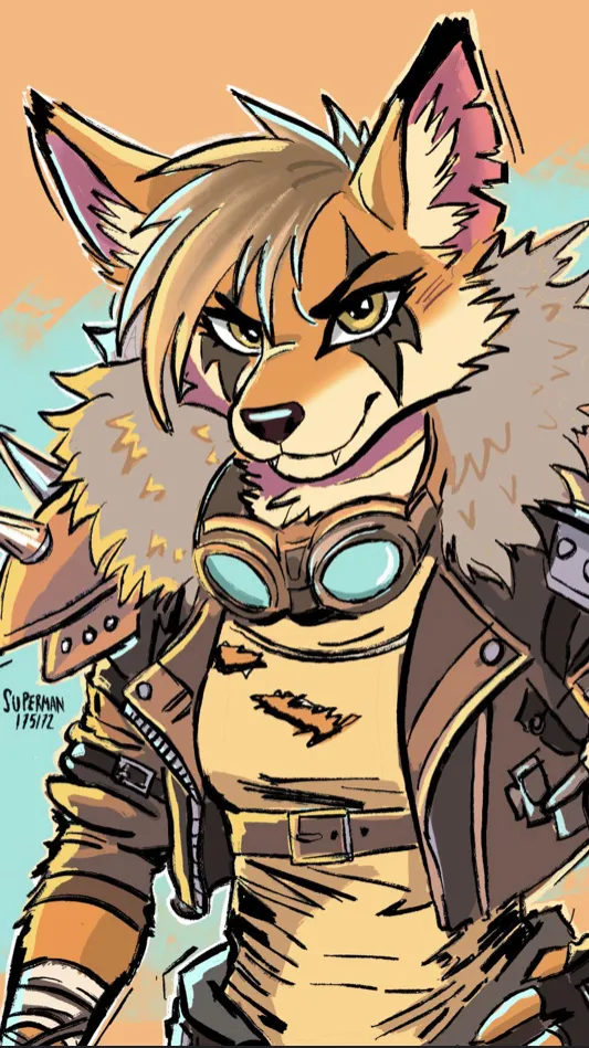 ai character: Furry Wasteland  background