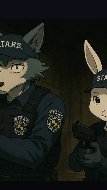 ai character: Beastars Police background