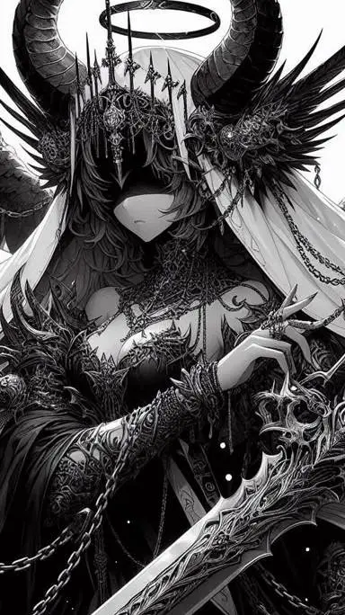 ai character: Dark🖤 background