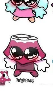 ai character: baby brightney background