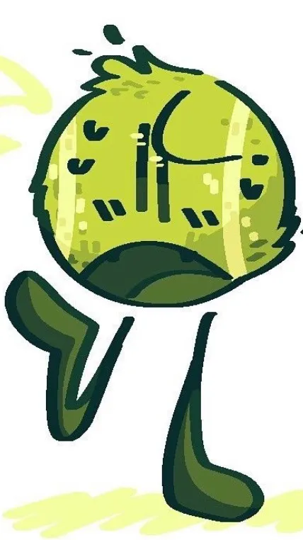 ai character: Tennis Ball! background