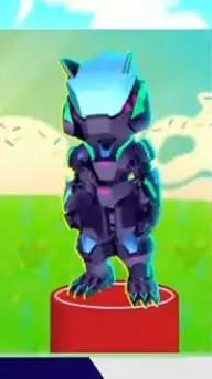ai character: Dino armadura background