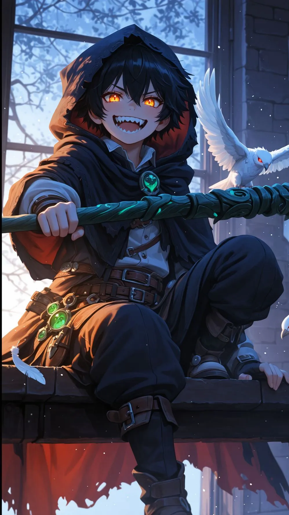 ai character: Loki background
