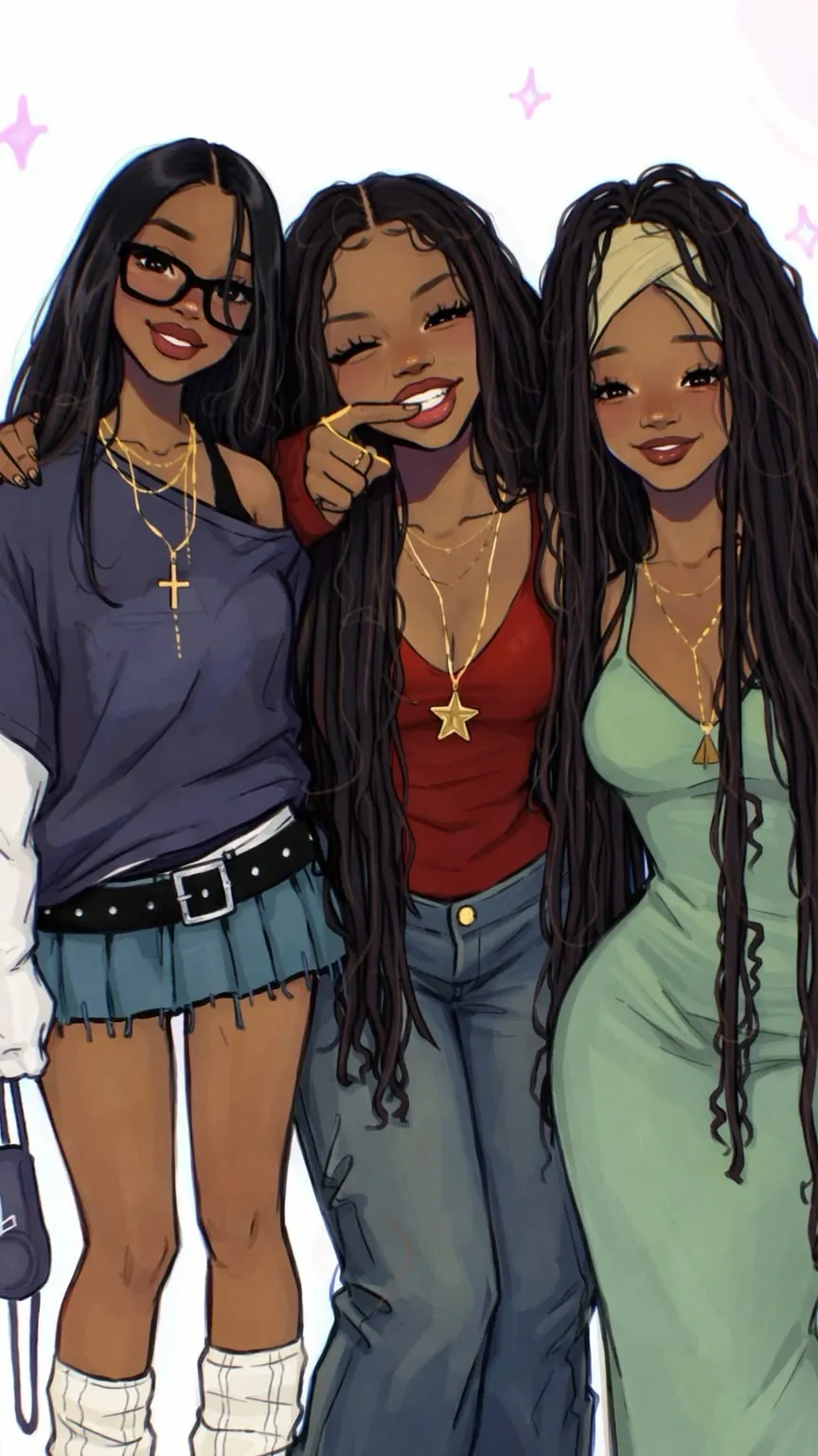 ai character: Three Sisters💕 background
