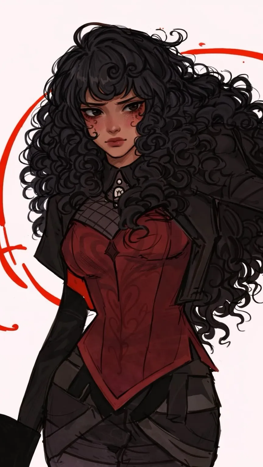 ai character: Huie Valentine  background
