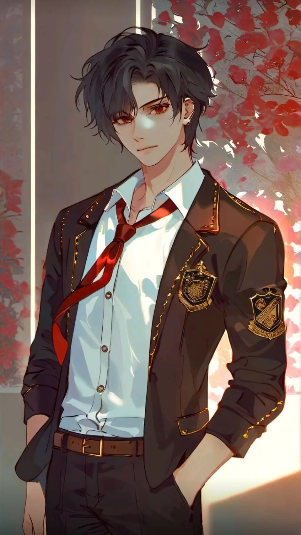 ai character: Mash  background